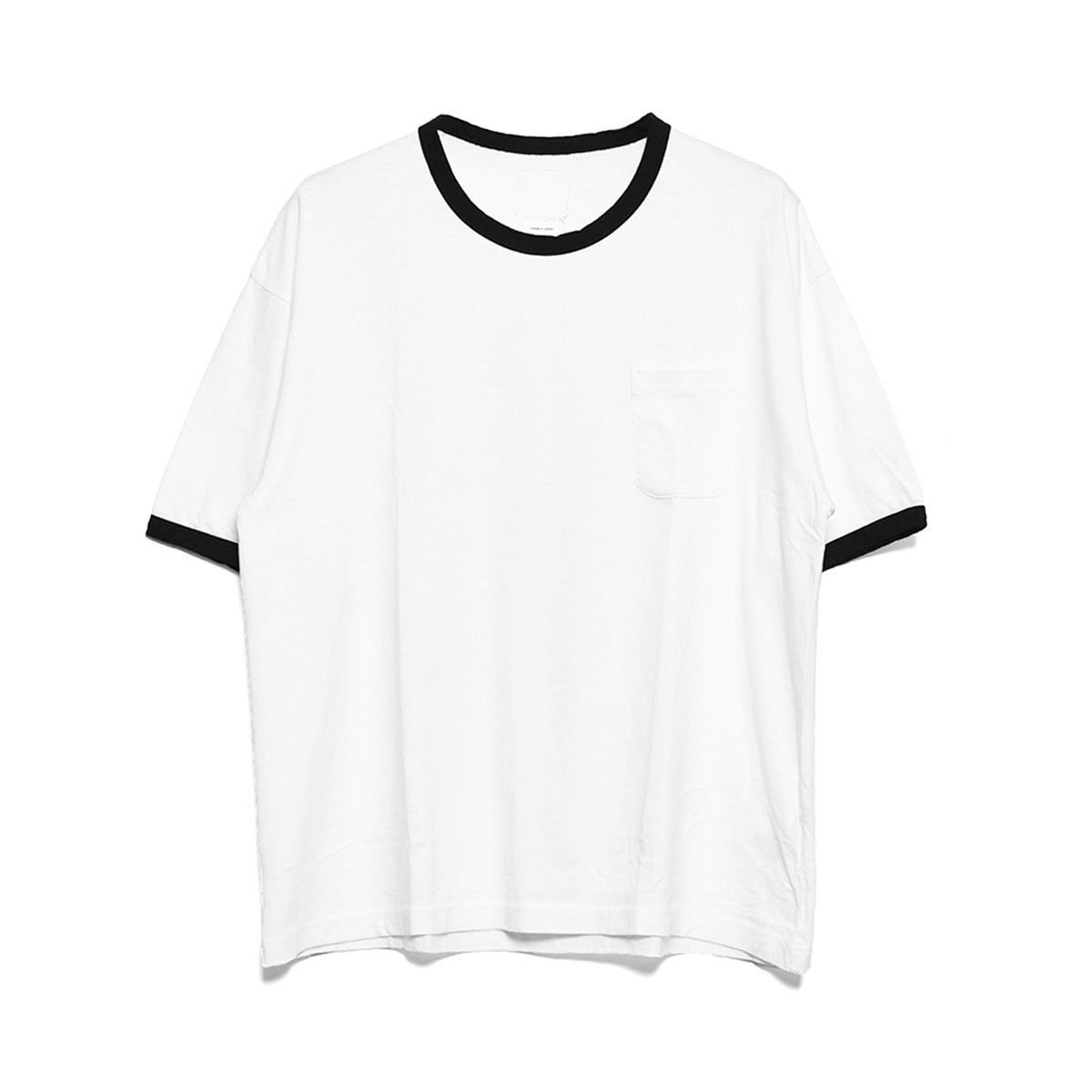 [visvim]AMPLUS RINGER TEE S/S/BLACK(0124105010027)