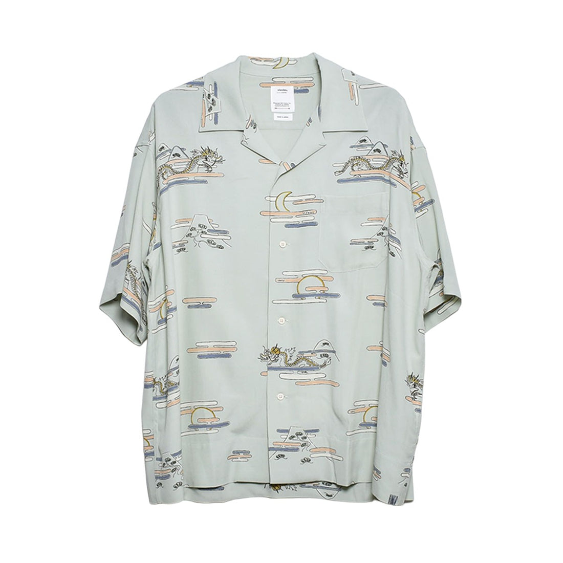 [visvim]COPA SHIRT S/S/LIGHT GREEN(0124105011002)