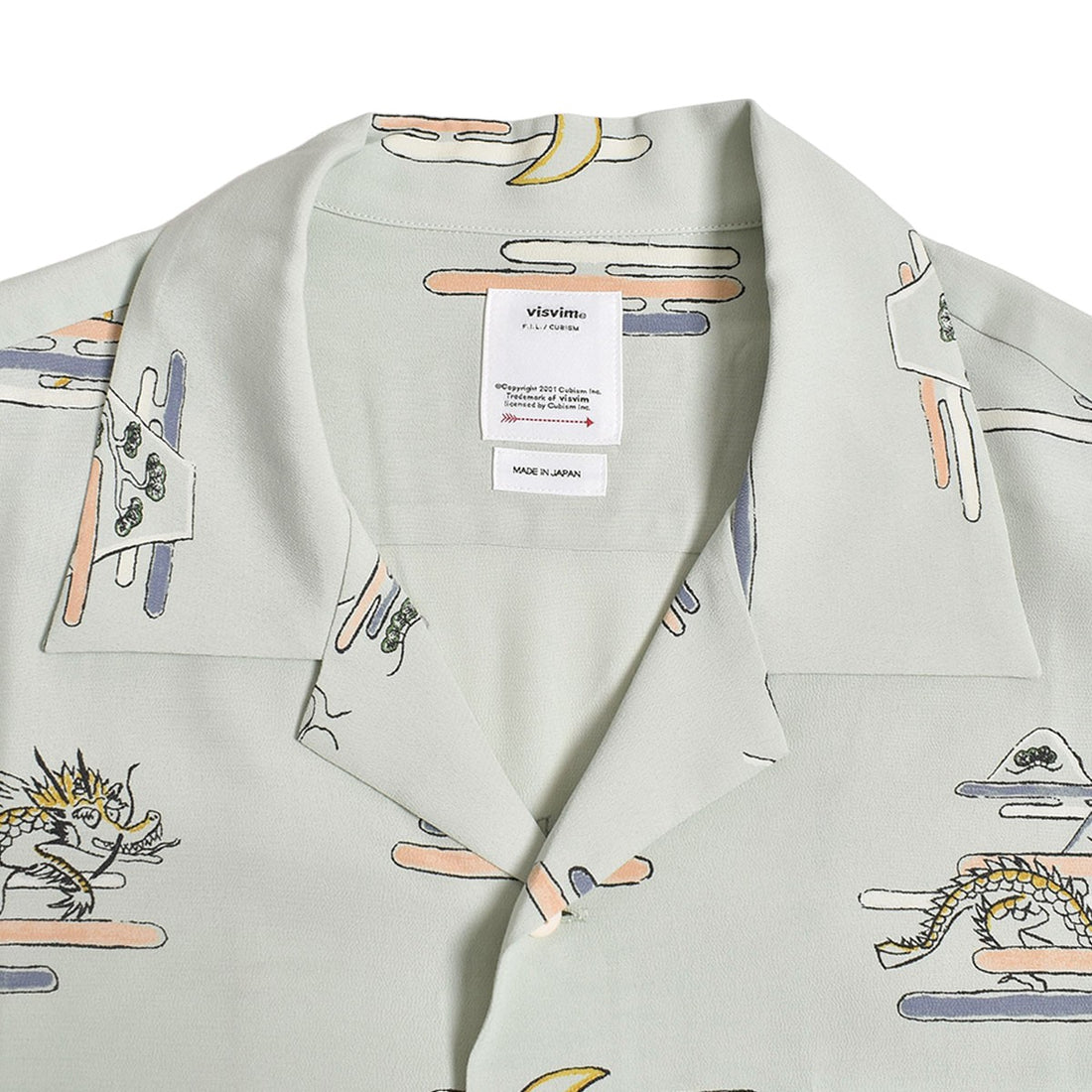 [visvim]COPA SHIRT S/S/LIGHT GREEN(0124105011002)