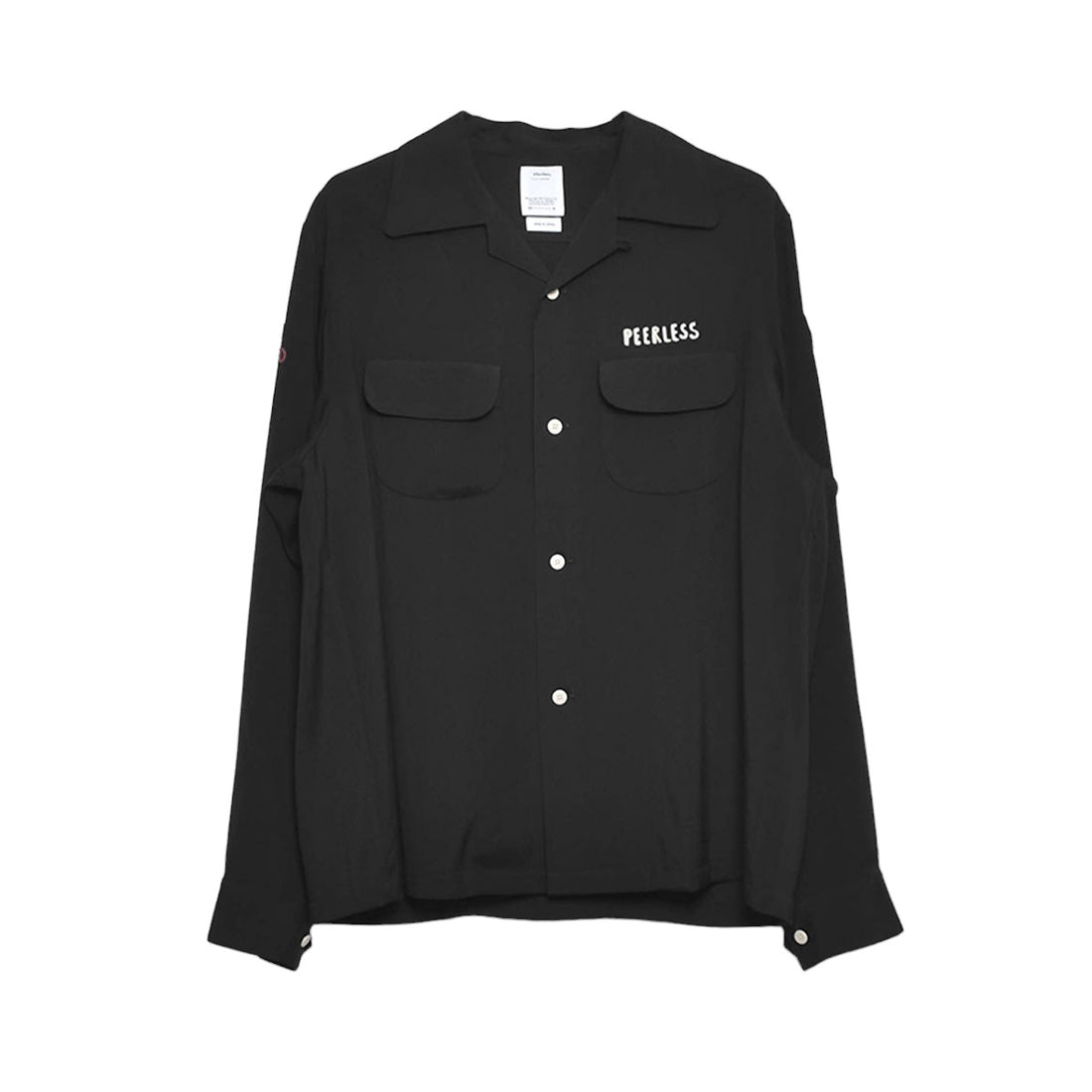 [visvim]KEESEY G.S.SHIRT L/S I.Q.W.T./BLACK(0124105011015)