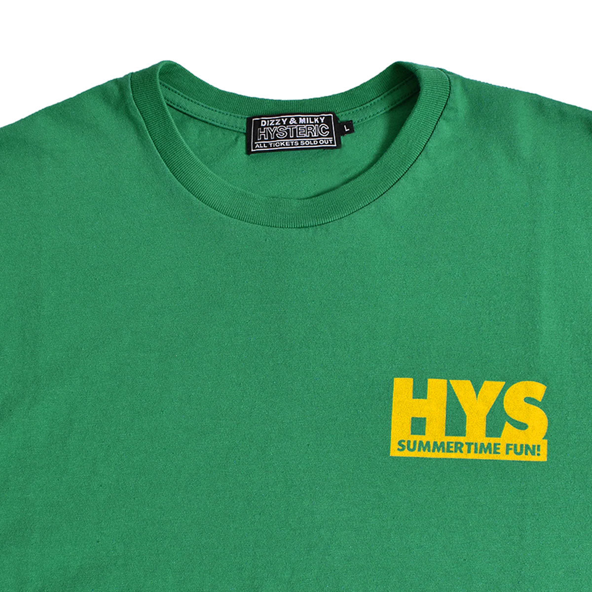 HYSTERIC GLAMOUR]SUMMER TIME FUN Tシャツ/GREEN(02232CT01) – R&Co.