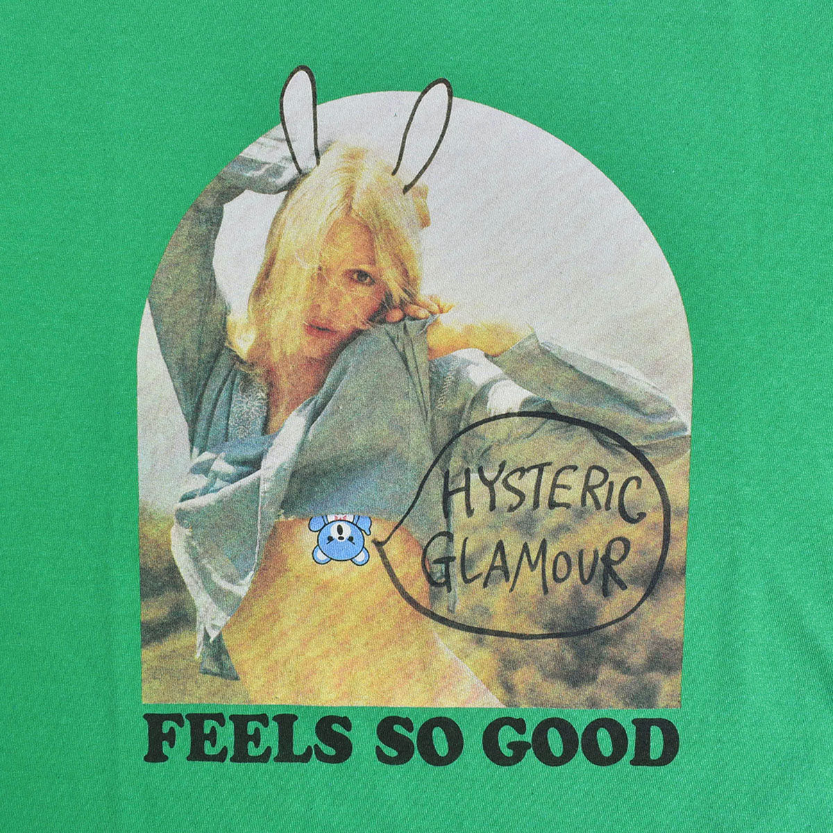 [HYSTERIC GLAMOUR]HITCHHIKER Tシャツ/GREEN(02232CT02)