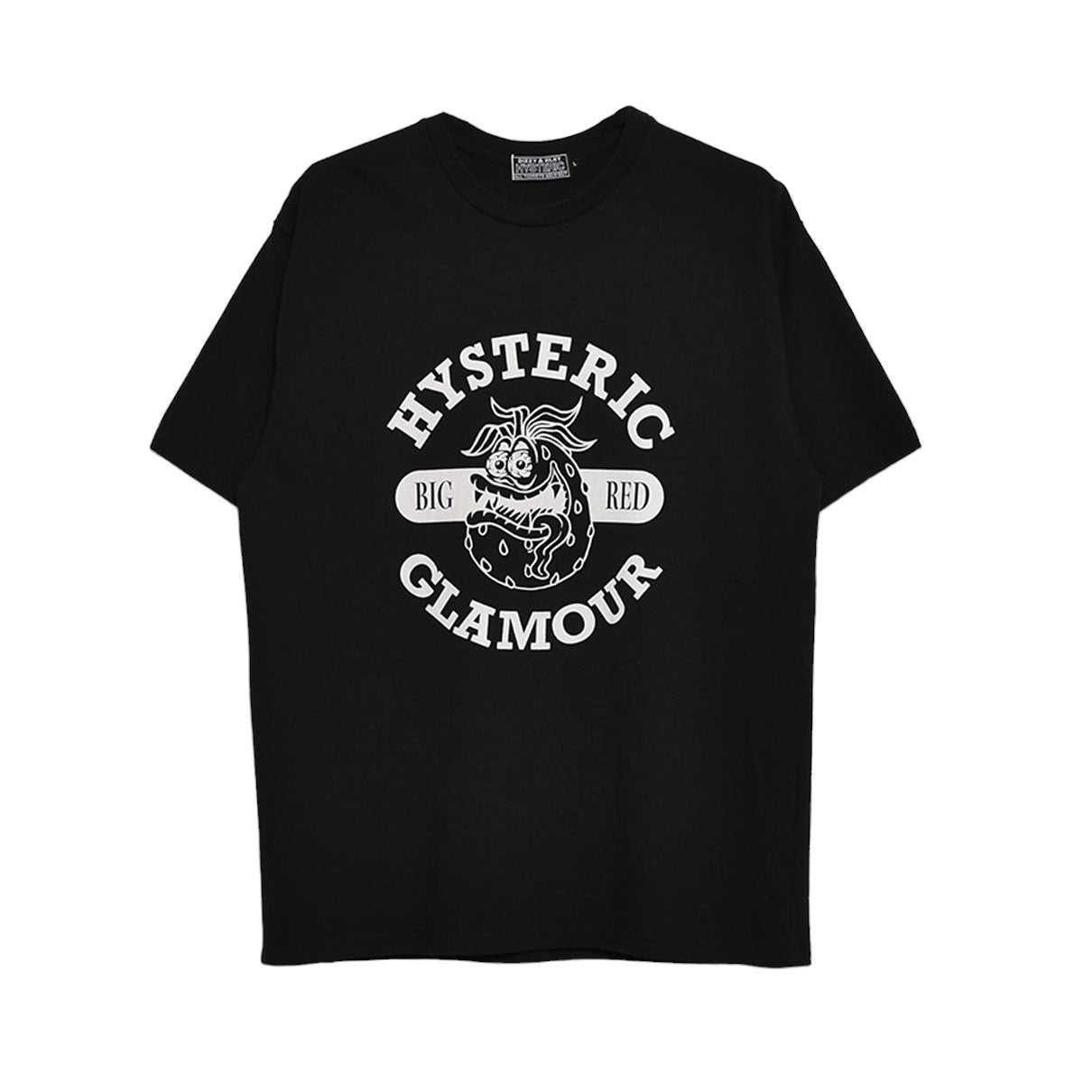 [HYSTERIC GLAMOUR]STM BIG RED Tシャツ/BLACK(02241CT05)