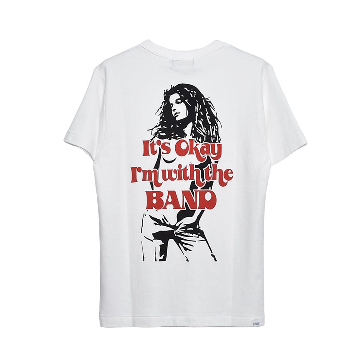 [HYSTERIC GLAMOUR]I’M WITH THE BAND Tシャツ/WHITE(02241CT22)