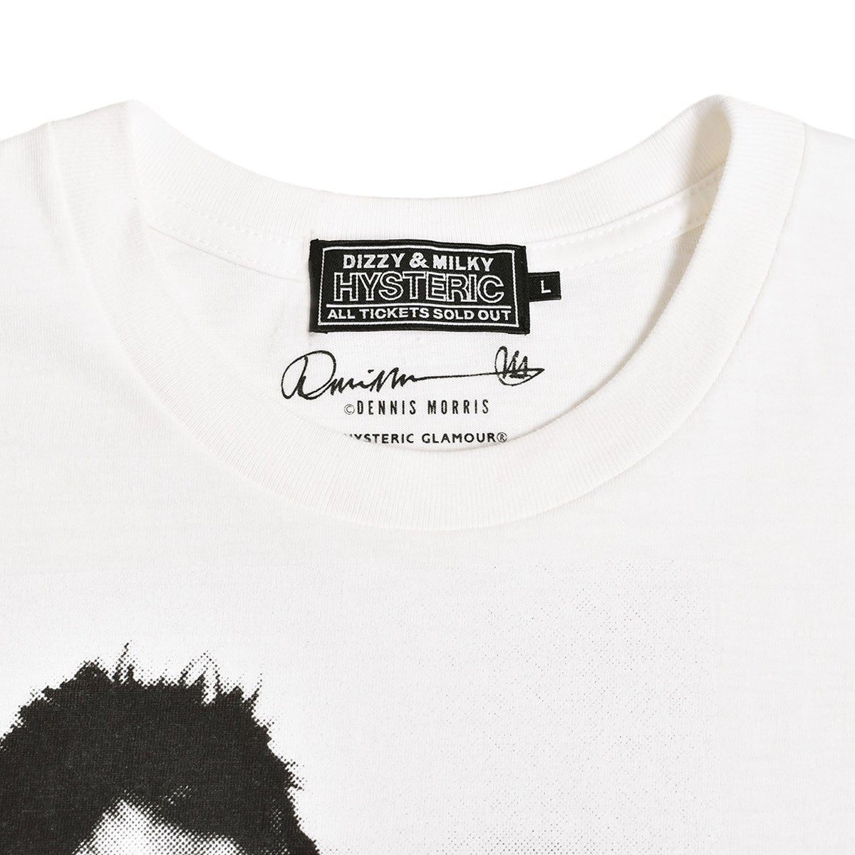 [HYSTERIC GLAMOUR]DENNIS MORRIS/SID AND NANCY Tシャツ/WHITE(02241CT24)