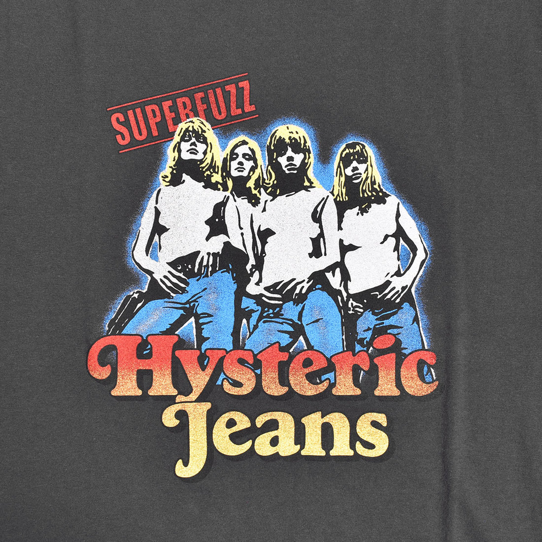 [HYSTERIC GLAMOUR]HYSTERIC JEANS Tシャツ/BLACK(02241CT30)