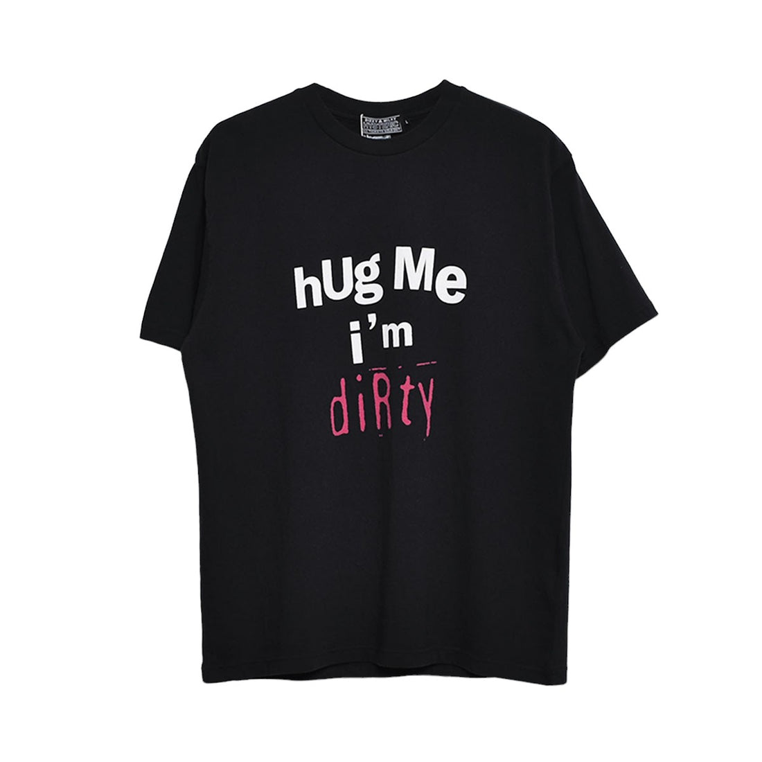 [HYSTERIC GLAMOUR]SONIC YOUTH/HUG ME DIRTY Tシャツ/BLACK(02241CT32)