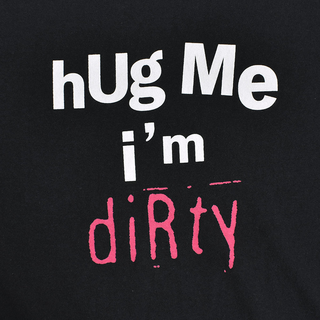 [HYSTERIC GLAMOUR]SONIC YOUTH/HUG ME DIRTY Tシャツ/BLACK(02241CT32)