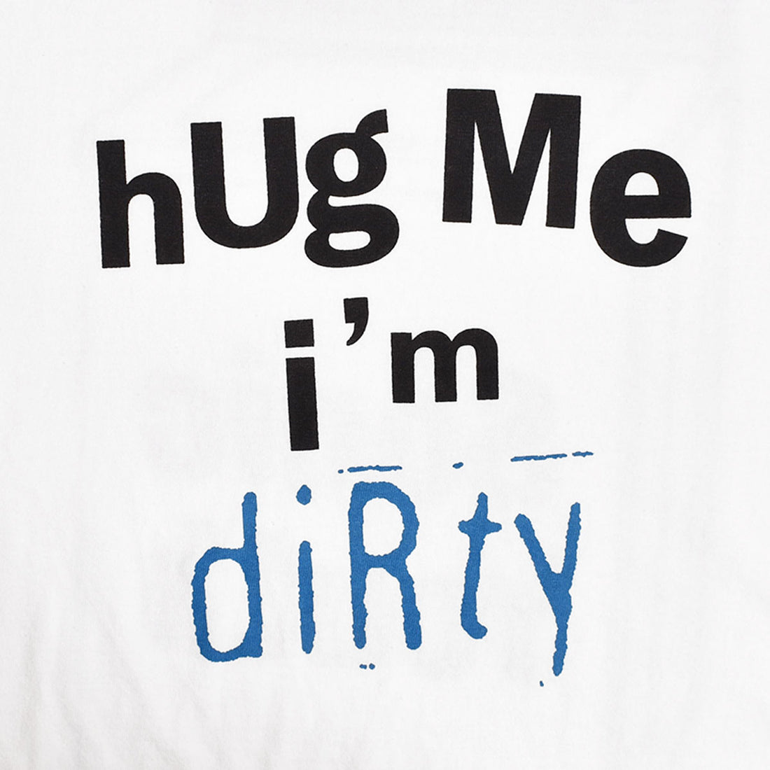 [HYSTERIC GLAMOUR]SONIC YOUTH/HUG ME DIRTY Tシャツ/WHITE(02241CT32)