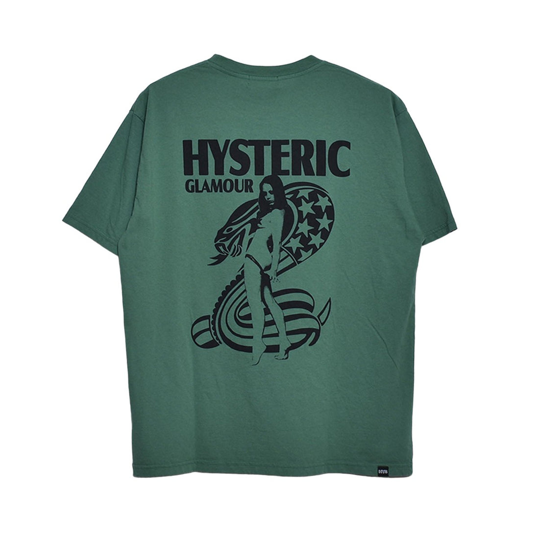 [HYSTERIC GLAMOUR]US COBRA Tシャツ/GREEN(02241CT37)