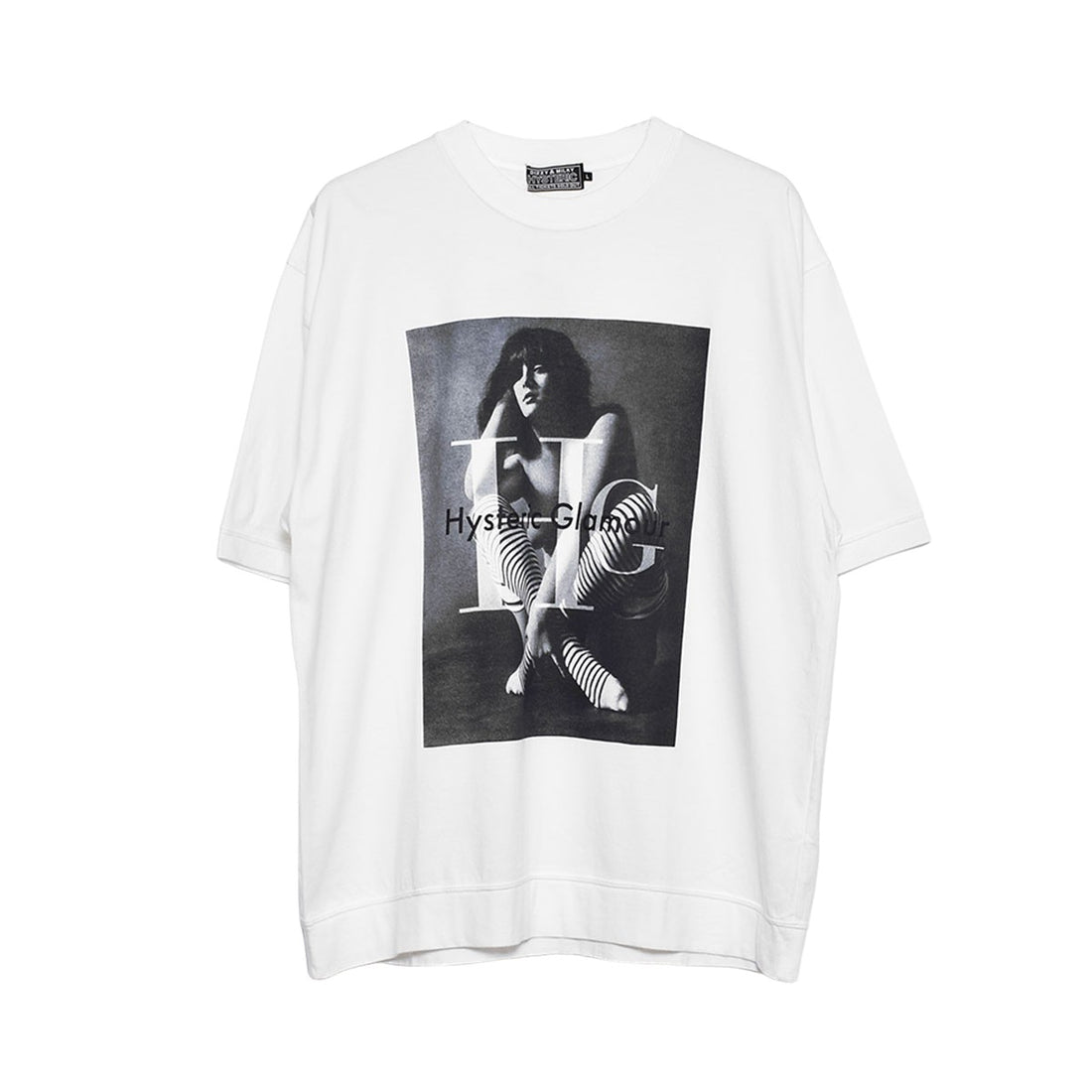 [HYSTERIC GLAMOUR]HG WOMAN Tシャツ/WHITE(02241CT38)