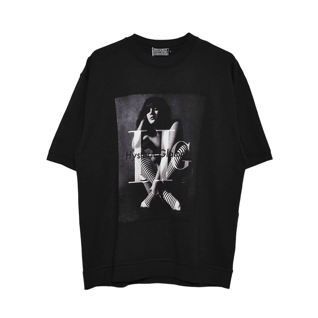 [HYSTERIC GLAMOUR]HG WOMAN Tシャツ/BLACK(02241CT38)