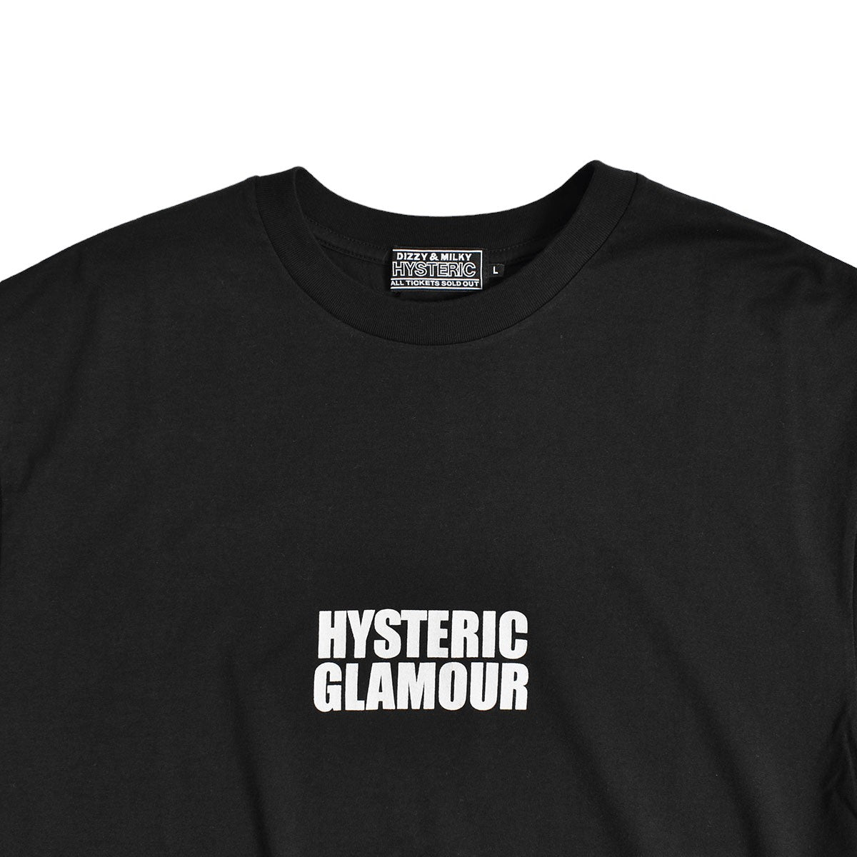 [HYSTERIC GLAMOUR]HYSTERIC GLAMOUR Tシャツ/BLACK(02241CT39)