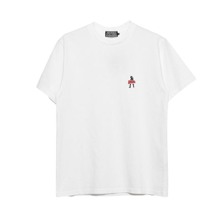 [HYSTERIC GLAMOUR]VIXEN GIRLワッペン Tシャツ/WHITE(02243CT09)