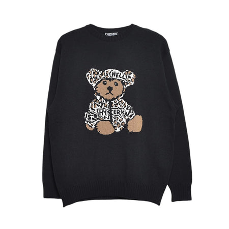 [HYSTERIC GLAMOUR]BEAR PANTHERジャカード セーター/BLACK(02243NS05)