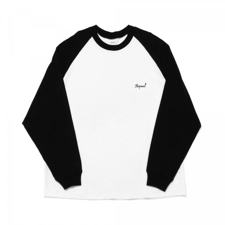 [SEQUEL]RAGLAN LONG SLEEVE/WHITE(SQ-25SS-CS-02)
