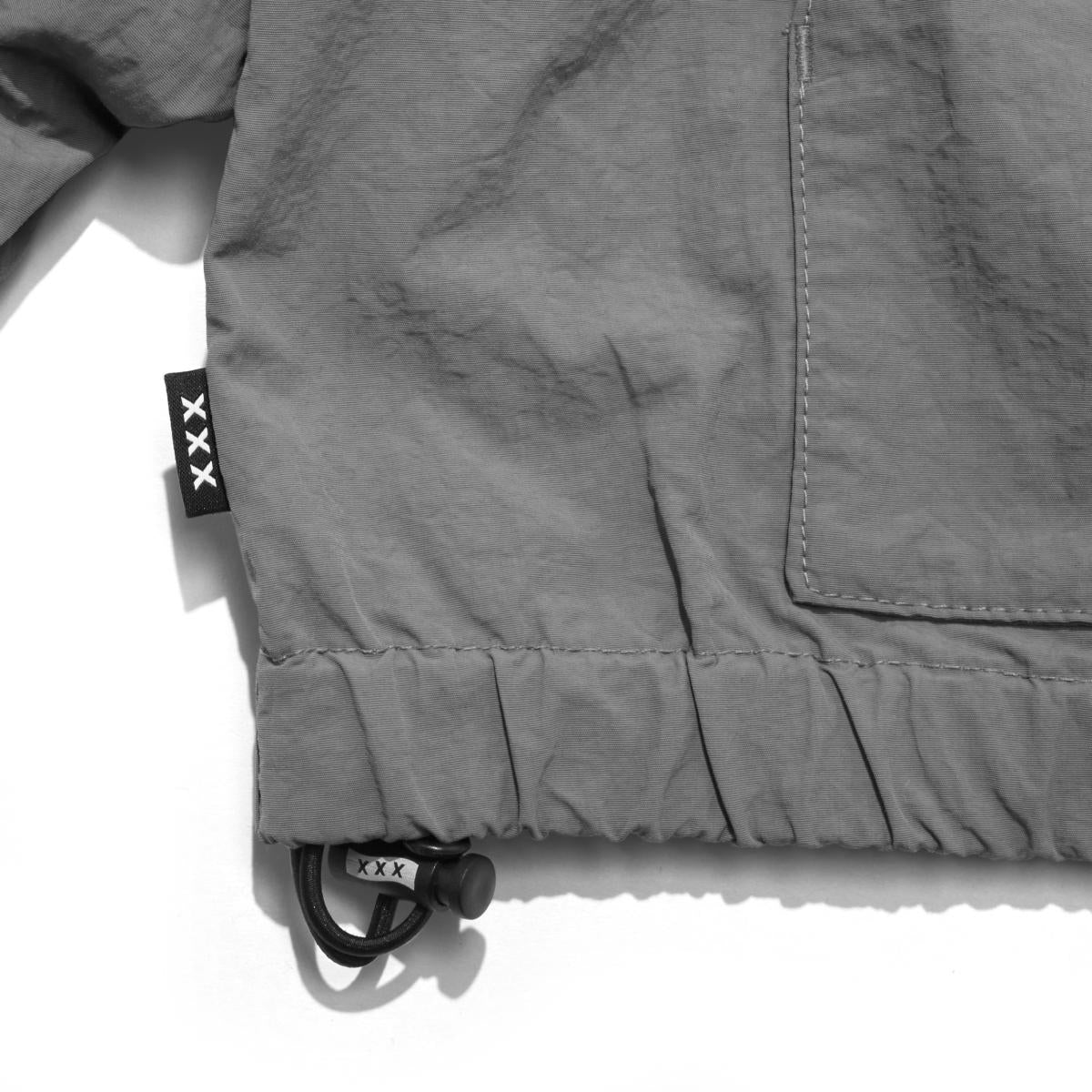 GOD SELECTION XXX]HALF ZIP TRACK JACKET/GRAY(GX-S23-JK-01) – R&Co.