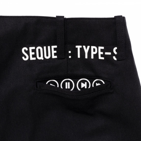 [SEQUEL]CHINO SHORTS(TYPE-S)/BLACK(SQ-24SS-SP-01)