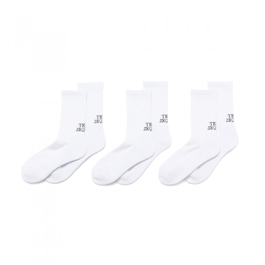 [SEQUEL]SOCKS(3PIECE 1PACK)/WHITE(SQ-24SS-SO-03)