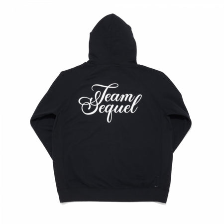 [SEQUEL]T/C裏毛 ZIP HOODIE/BLACK(SQ-24SS-HD-03)