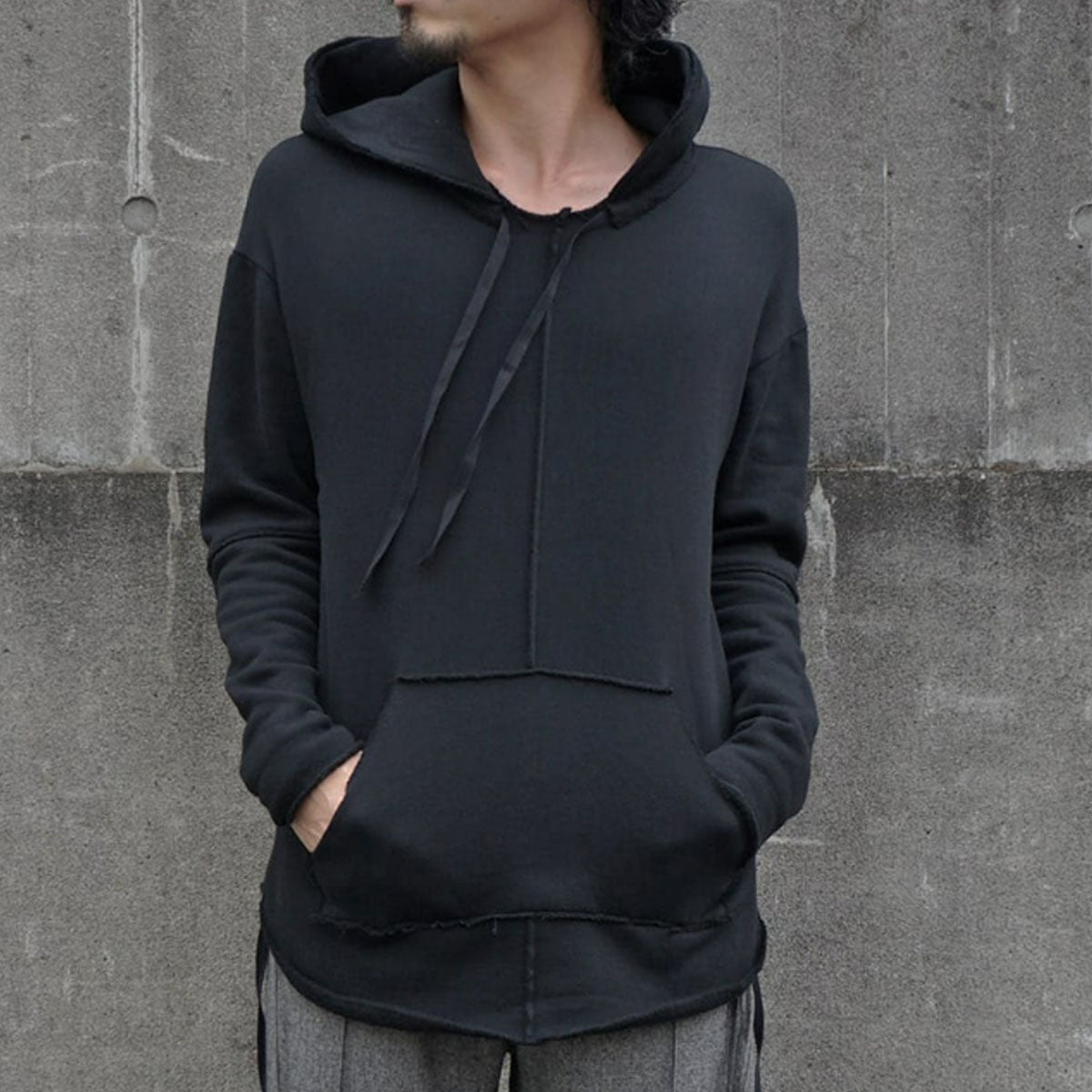 [ASKYY]DOCKING HOODIE SWEAT SHIRTS/BLACK(383P8)