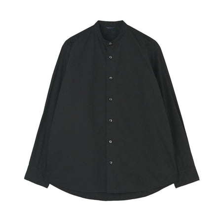 [junhashimoto]BAND COLLAR SHIRTS/BLACK(1062410005)