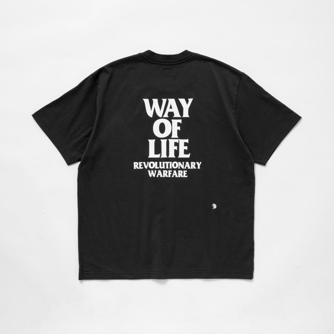 [RATS]BOX LOGO WAY OF LIFE TEE/BLACK