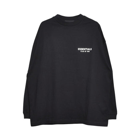 [ESSENTIALS]JERSEY LONG SLEEVE T-SHIRT/BLACK(125HO244370F)