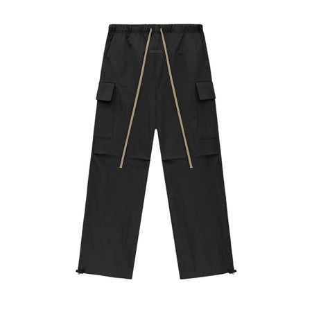 [ESSENTIALS]TEXTURED NYLON FIELD PANT/BLACK(130BT244800F)