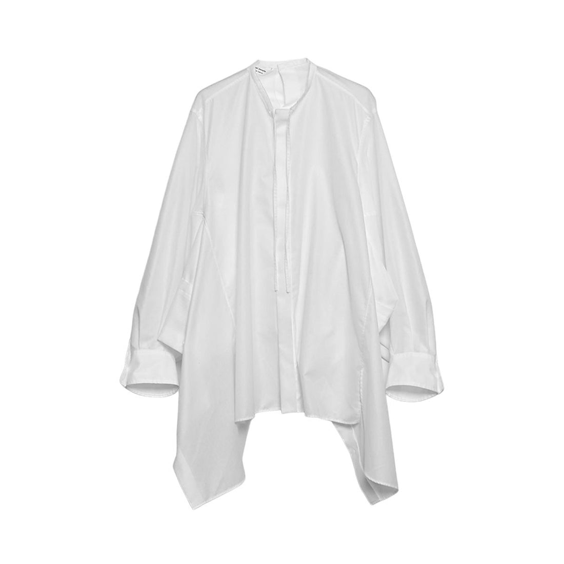 [beautiful people]double-end leno cloth tuxedo blouse/WHITE(1415106005)