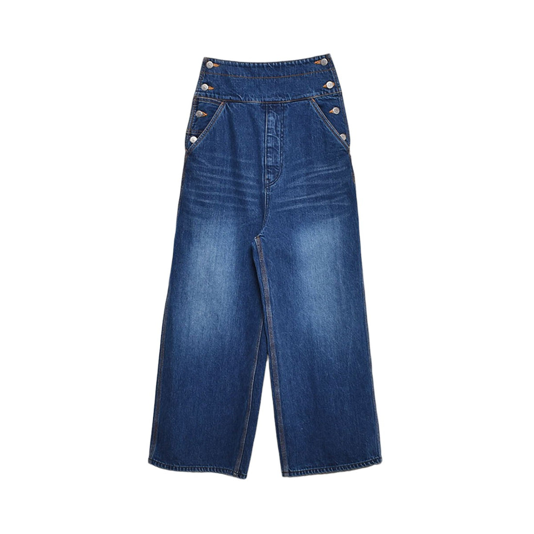 [beautiful people]selvedge denim high waist pants/BLEACH(1425105023)