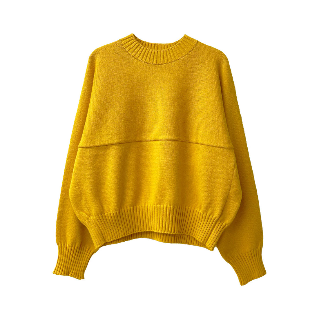 [beautiful people]fluffed cotton knitting pullover/YELLOW(1525210001)