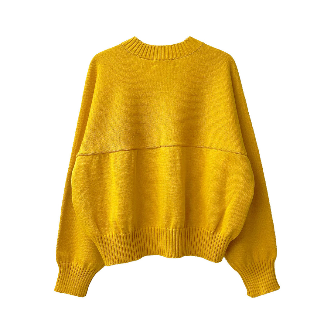 [beautiful people]fluffed cotton knitting pullover/YELLOW(1525210001)