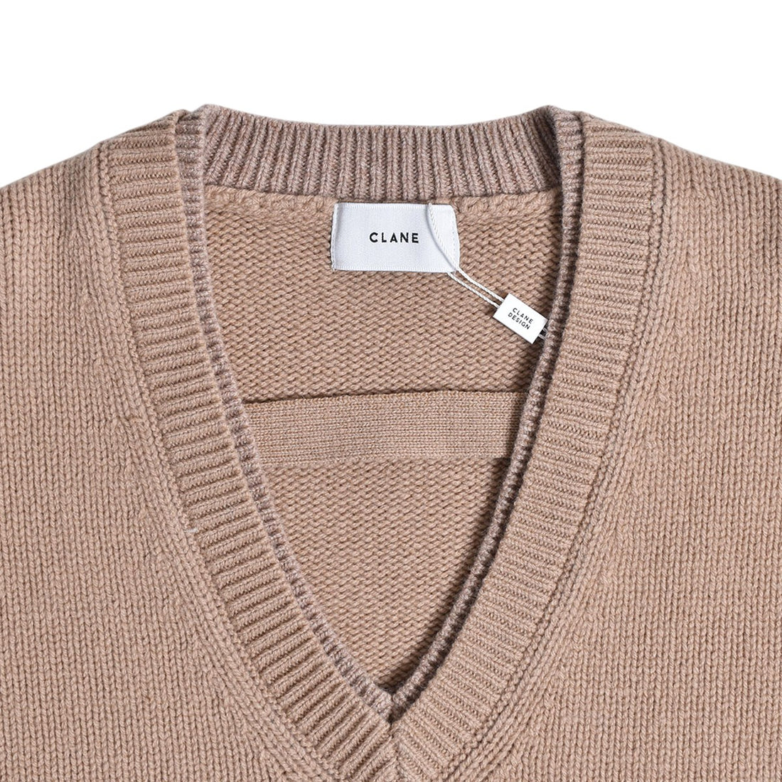 [CLANE]2WAY NECK OVER KNIT TOPS/BEIGE(17106-2442)