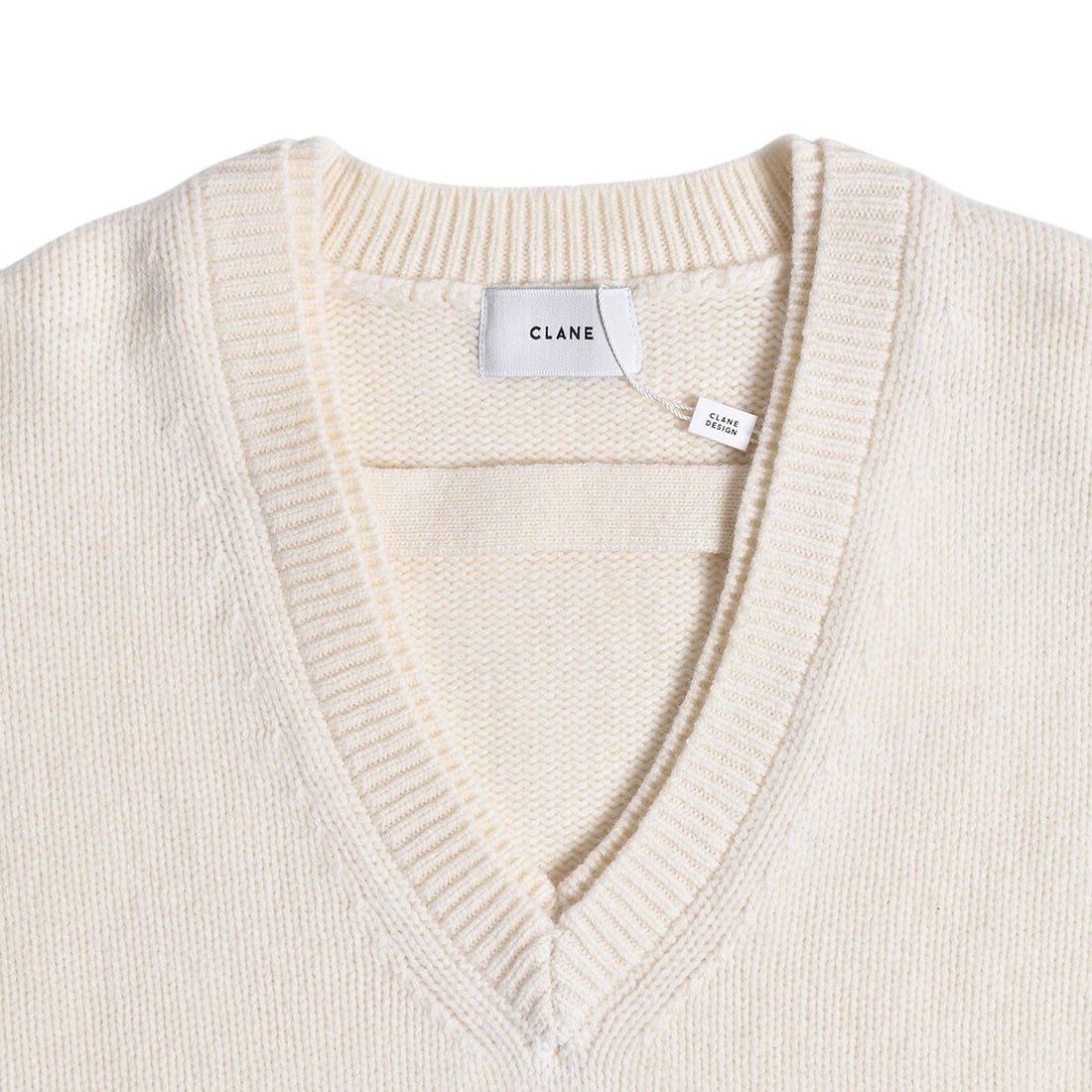 [CLANE]2WAY NECK OVER KNIT TOPS/IVORY(17106-2442)