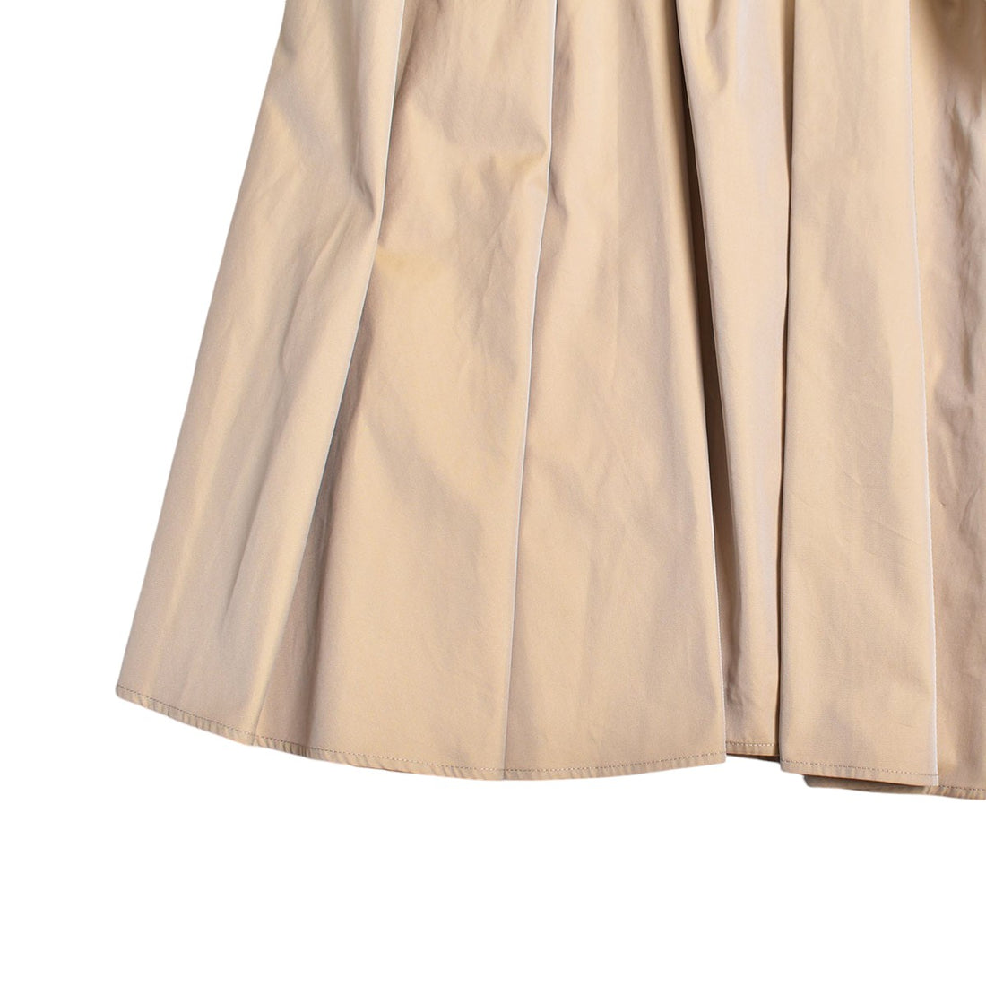 [CLANE]VOLUME GATHER SKIRT/BEIGE(17109-6002)