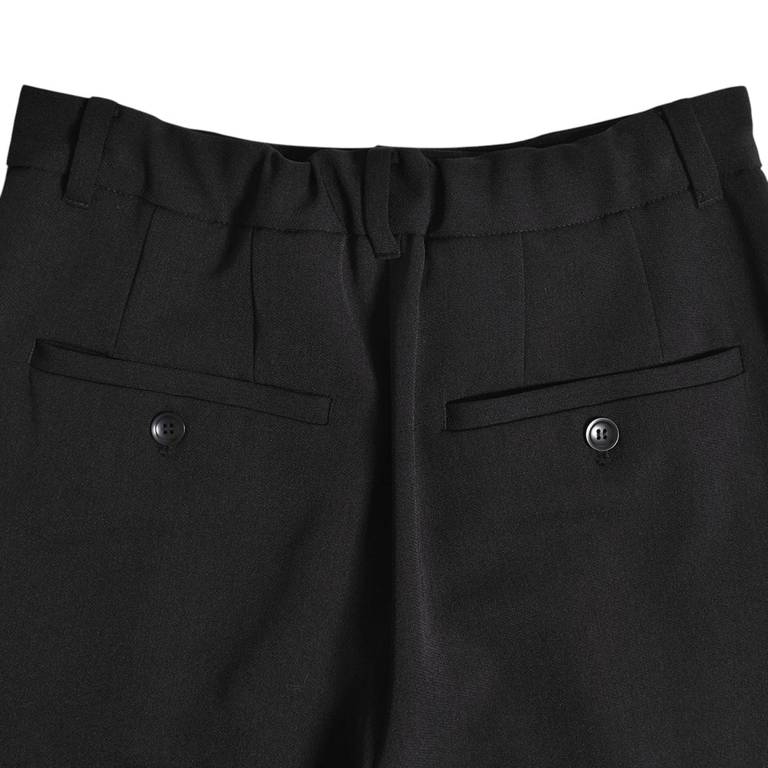 [CLANE]2WAY TUCK STRAIGHT PANTS/BLACK(17110-7002)