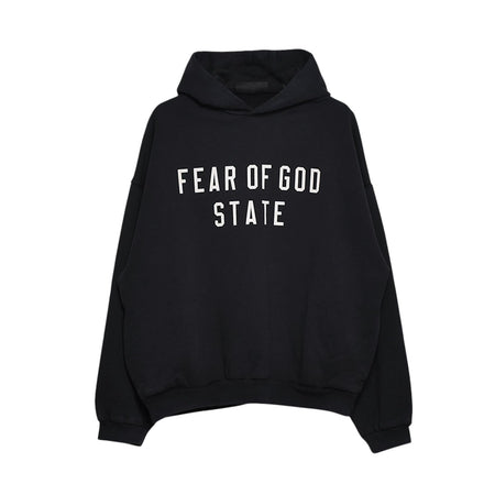 [ESSENTIALS]HEAVY FLEECE HOODIE/BLACK(192HO244810F)