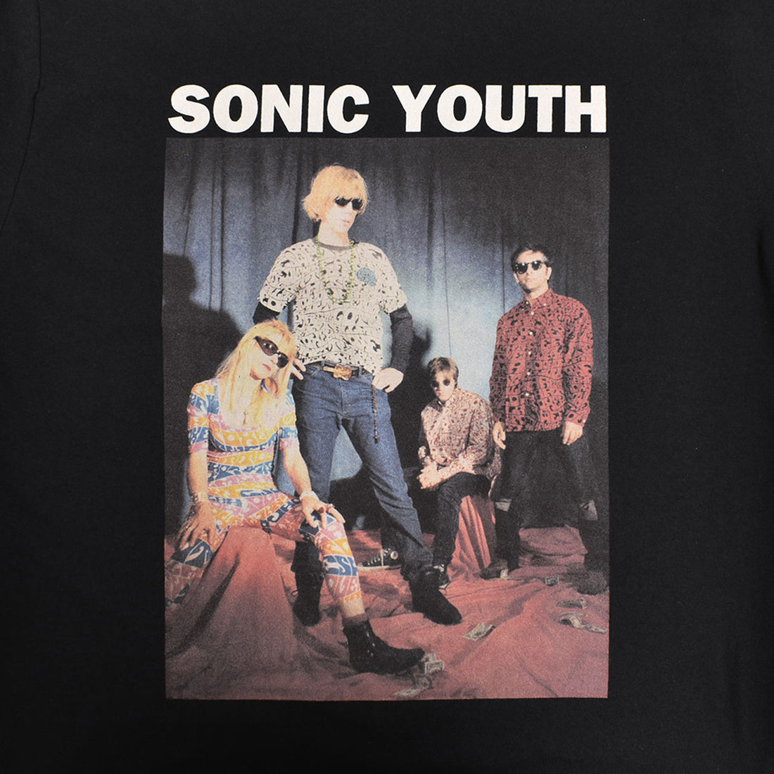 [HYSTERIC GLAMOUR]SONIC YOUTH/OCT 1991 AT TYO Tシャツ/BLACK(02241CT31)