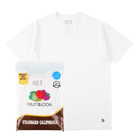 [STANDARD CALIFORNIA]Fruit of the Loom × SD 2Pack T/WHITE(TSOBI080)