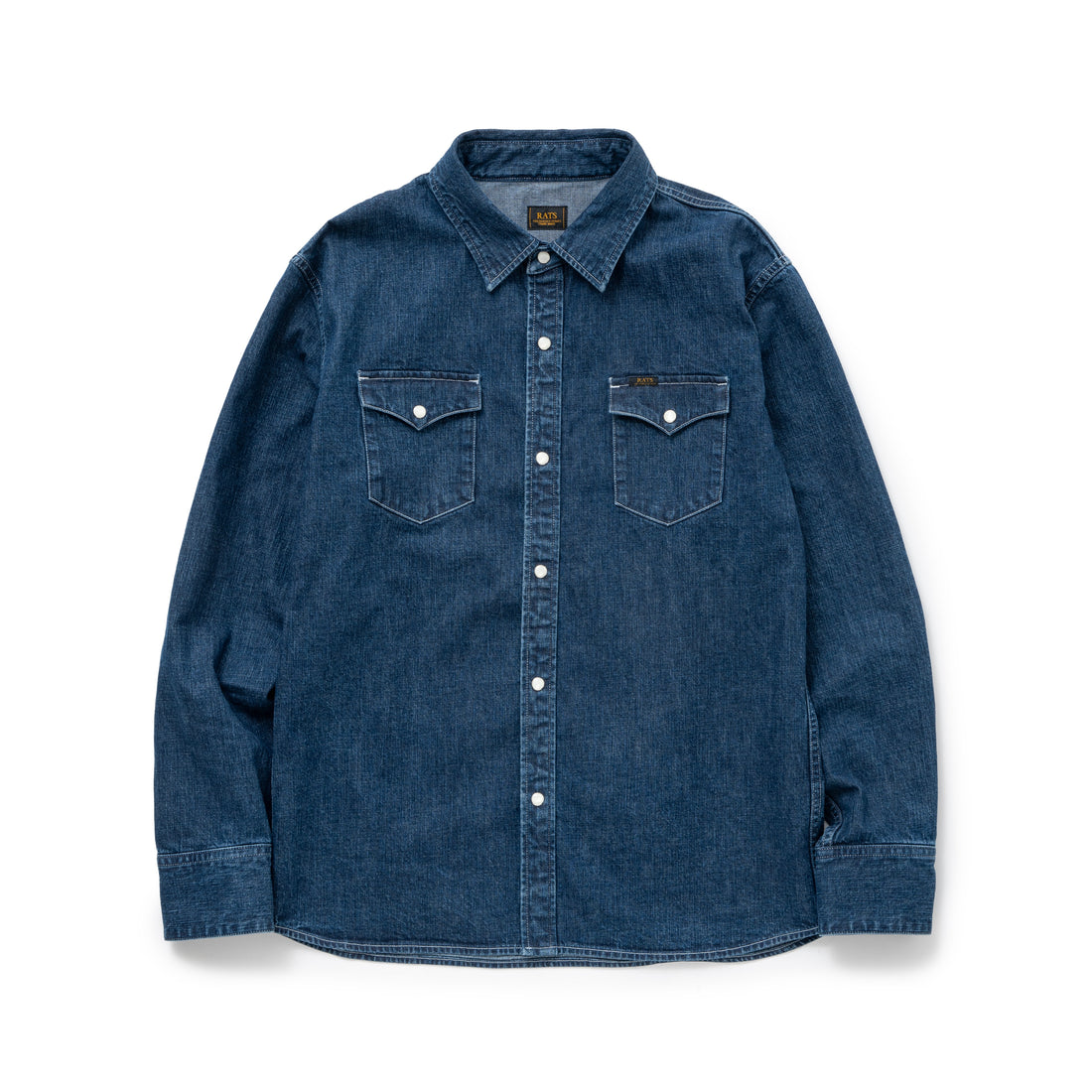 [RATS]DENIM SHIRT/INDIGO