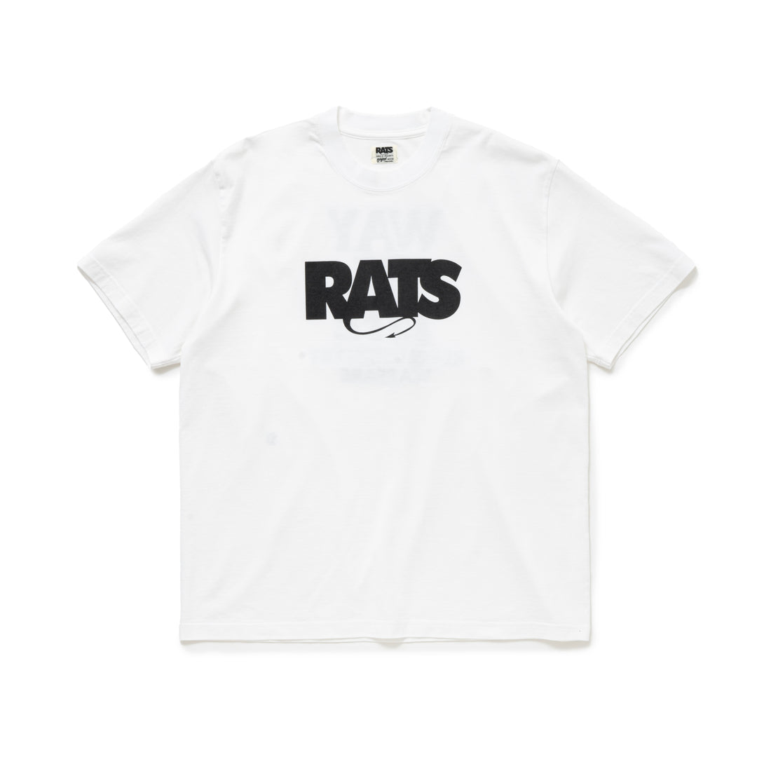 [RATS]BOX LOGO WAY OF LIFE TEE/WHITE