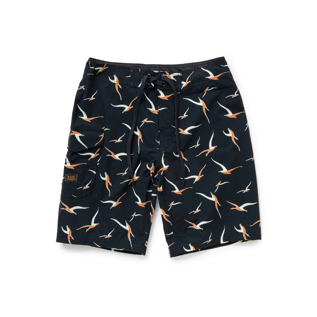 [RATS]BIRD SURF SHORTS/BLACK