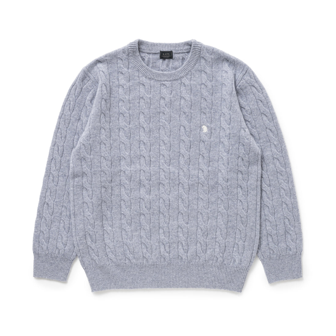 [RATS]CASHMERE CABLE KNIT/GRAY