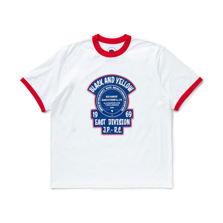 [RATS]TRIM PRINT TEE/RED