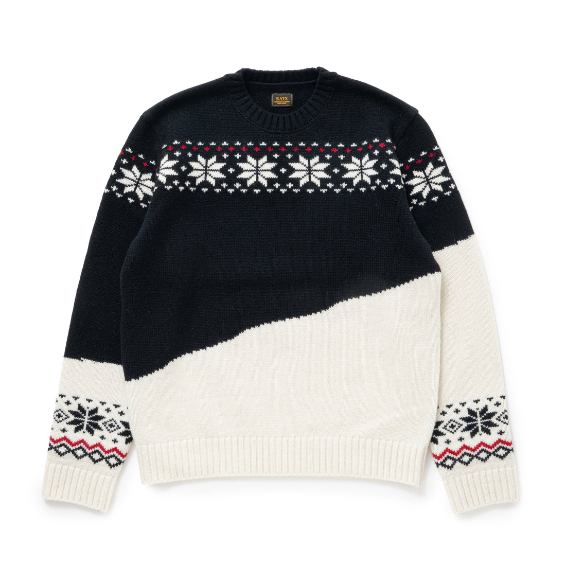 [RATS]NORDIC KNIT/ BLACK