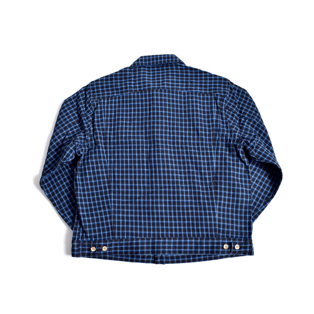 ANDFAMILYS]HAWAIIAN CHECK JACKET/BLUE – R&Co.