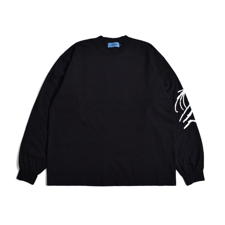 [SauRas Being]SUMUK L/S T-SHIRTS/BLACK