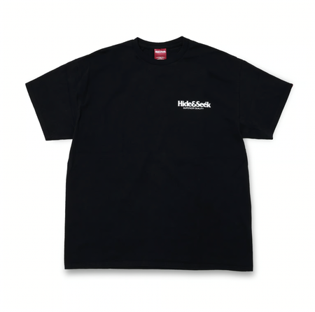 [HIDE AND SEEK]Logo S/S Tee(24aw)/BLACK