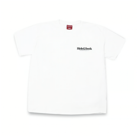 [HIDE AND SEEK]Logo S/S Tee(24aw)/WHITE